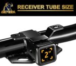 Geteen Black Trailer Hitch Kit,Anti-Rust Gloss Black Powder Coat