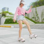 CHSSIH Retractable Shoes with Wheels | Pop-Out High Roller Skating Shoes That Turn Into Sneaker Skates