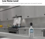 30 inch Built-in/Insert Range Hood 900 CFM,Ducted/Ductless Convertible Duct,Stainless Steel Kitchen Vent Hood with 4 Speed Gesture Sensing&Touch Control Panel(IKB01-30)