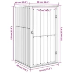 Metal Garden Tool Shed in 4 Colours / 3 Sizes