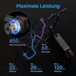 Xiaomi E-Scooter with German Road Legal (Max 20 km/h,Up to 70 km Range & 25 Percent Incline,Pneumatic Tyres,Dual Brakes,Display,Aluminium Body,App)