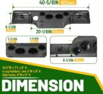 HECASA Dash Board Cover Assembly Compatible