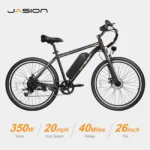 Jasion Electric Bike for Adults with 360Wh Removable Battery