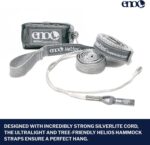 Hammock System - Includes Sub6 Hammock,Helios Suspension System,Guardian SL Bug Net,and Rain Tarp - Set of Lightweight Hammock Essentials for Camping,or Hiking - Grey/Lichen