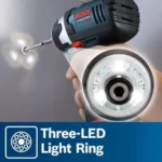 BOSCH CLPK22-120 12V Max Cordless 2-Tool 3/8 in. Drill/Driver and 1/4 in. Impact Driver Combo Kit with 2 Batteries,Charger and Case,Blue