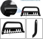 AUTOSAVER88 Bull Bar Compatible Tube Brush Push Grille Guard Front Bumper