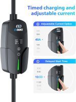 EVDANCE Charger Portable Electric Vehicle Charging with 25 ft Charging Cable EV Chargers