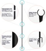 String Light Poles for Outdoors 2 x 9ft Twist Connection Pole to Stay Straight Strong for LED Hanging Solar Bulbs for House Garden Patio Wedding Cafe Party