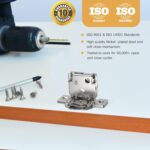 Furniware 50 Pieces 1/4" Small Overlay Concealed Face Frame Hinges