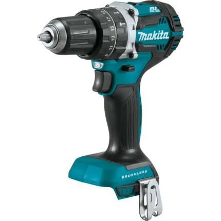 Makita 18 Volt LXT Lithium Ion Compact Brushless Cordless 1/2 Inch Hammer Driver Drill Factory Serviced (Tool Only)