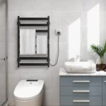 Colliford Towel Warmer,8 Bars Towel Heater Rack for Bathroom