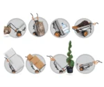 Worx Wg050 Aerocart 8-In-1 Yard Cart / Wheelbarrow / Dolly