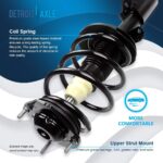 Detroit Axle - Front Struts Sway Bars Struts w/Coil Spring 2 Sway Bar