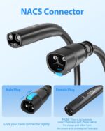 Extension Cord Cable Max Support 12KW 50Amp 240V Wall Connector