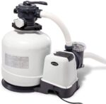3000 GPH Above Ground Pool Sand Filter Pump w/ Deluxe Pool Maintenance Kit