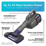 BLACK+DECKER dustbuster,Cordless Pet Handheld Vacuum