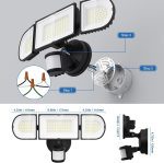 SZPOWER 150W Motion Sensor Lights Outdoor for Outsid