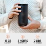 Ember Tumbler,Temperature Control Travel Mug,Stainless Steel,App-Controlled Heated Coffee Mug