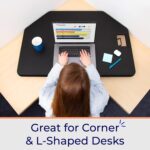 Stand Steady Standing Desk Converter with Monitor Lift