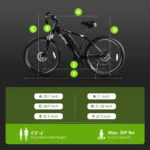 Oraimo Electric Bike for Adults with 350W BAFANG Motor