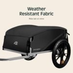 Retrospec Cargo Bike Trailer with Folding Frame & Weather Resistant Fabric