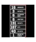 Craftsman 450-Piece Mechanics Tool Set,Ratchet Socket Hand Wrench Toolset