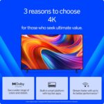 VIZIO 50??? 4K Resolution HDR Smart TV,Dolby Vision HDR/HDR10+,WiFi 6 ?C (Renewed)