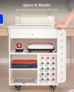 Vdamu Rolling Craft Cart and Storage Table for Cricut