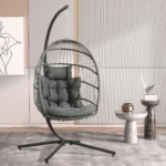 LEYCAY Egg Chair with Stand,Hanging Egg Swing Hammock Chair