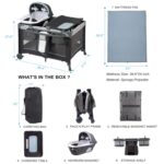 QUTANIX 5 in 1 Multifunctional Pack and Play with Bassinets