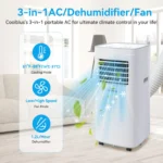 Coolblus 8500 BTU Portable Air Conditioners Up to 360 Sq. Ft