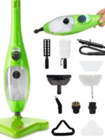 H2O MOP? X5 Steam Mop and Handheld Steam Cleaner For Cleaning Hardwood and Kitchen Tile Floors Grout Cleaner Upholstery Cleaner and Carpets