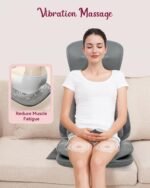 THERAZZAGGE Shiatsu Neck Back Massager with Heat,Massage Chair Full Body with Compression