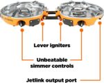 Jetboil Genesis Basecamp Backpacking and Camping Stove Cooking System with Camping Cookware