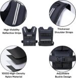 APEXUP Adjustable Weighted Vest with Reflective Stripe