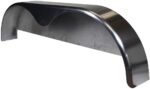 72?G10-3/4 Tandem Axle Steel Trailer Fender w/Back Plate Welded In (2-Pack)