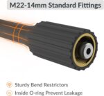 Giraffe Tools Pressure Washer Hose Reel,Any Length Lock,Auto Rewind,Wall Mounted