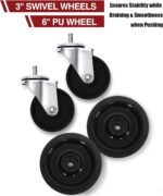 DEXSO 17 Gallon Oil Drain Pan with Hand Pump & 8 Ft Hose