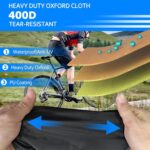 STARTWO Bike Cover with Two Elastic straps and License Plate Window