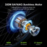 Oraimo Electric Bike for Adults with 350W BAFANG Motor
