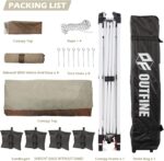 OUTFINE Gazebo Outdoor Pop up Canopy Tent with Curtains and Shelter