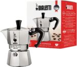Bialetti Moka Express Aluminium Stovetop Coffee Maker (18 Cup),Silver