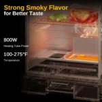 EAST OAK 30" Digital Electric Smoker with Glass Door