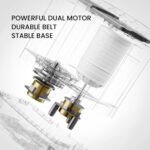 BANGSON Mini Twin Tub Washer and Dryer Combo with 17.6 lbs Large Capacity