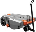 36-Gallon Portable Camper / RV Tote Tank - Features Large Heavy-Duty No-Flat Wheels & Built-In Gate Valve - Removable Steel Tow Adapter,3??RV Sewer Hose & More RV Accessories (39006)