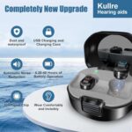 Kullre Hearing Amplifiers for Seniors with Mirror,Rechargeable Hearing Aids with Volume Adjustable
