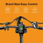 Jasion Electric Bike for Adults with 360Wh Removable Battery