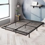 ZINUS Box Spring & Bed Slat Replacement,Metal Frame with Steel Slats,Easy Assembly