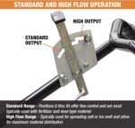 Multi-Purpose Walk Behind Push Spreader 3039632R Grounds Keeper,100 Pound Capacity,Multi Use Tool for Grass Seed,Salt,De-Icer,Fertilizer and Seeds