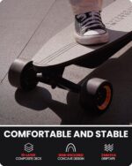 Caribou Electric Skateboard with Remote,26 Miles Range,32 Mph Top Speed,2 x 1000W Hub-Motor,Electric Longboard for Adults & Teens Beginners,6 Months Warranty